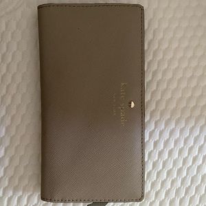 Beige Kate Spade wallet